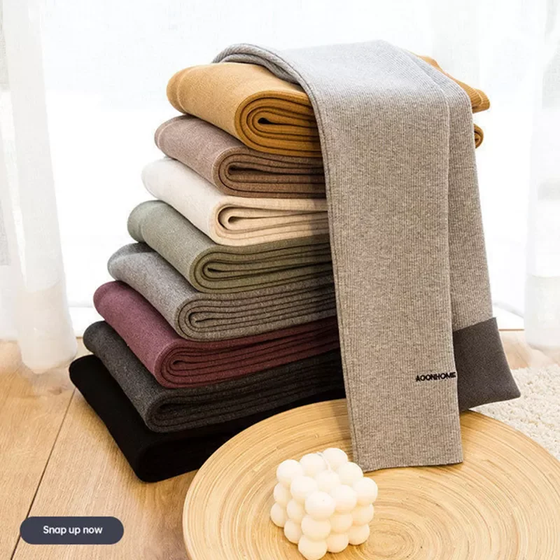 

2022NEW Waist Soft Winter Pocket Leggings for Women Fleece High Waist Thick Pants Velvet Thermal Grey Women's Warm Leggings