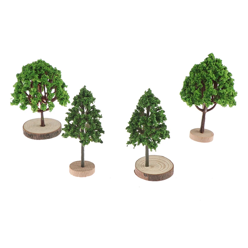 

Пластиковая модель дерева, модель кукольного домика, Ландшафтная модель деревьев, миниатюрная детская игрушка, 1/12