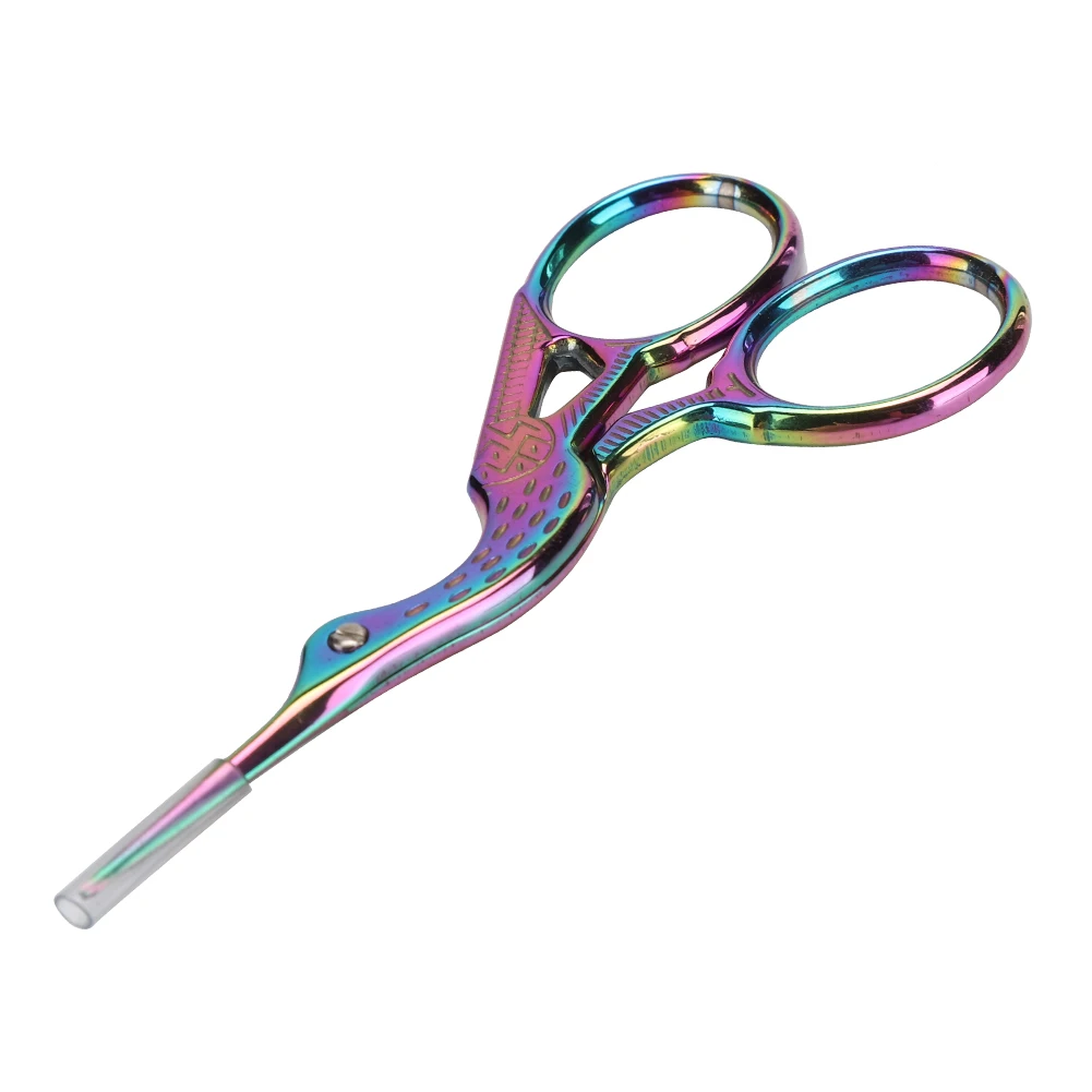 

Professional Portable Stainless Steel Nail Art Scissors Eyebrow Trimming Shears Manicure ToolPeacock Shaped Scissors