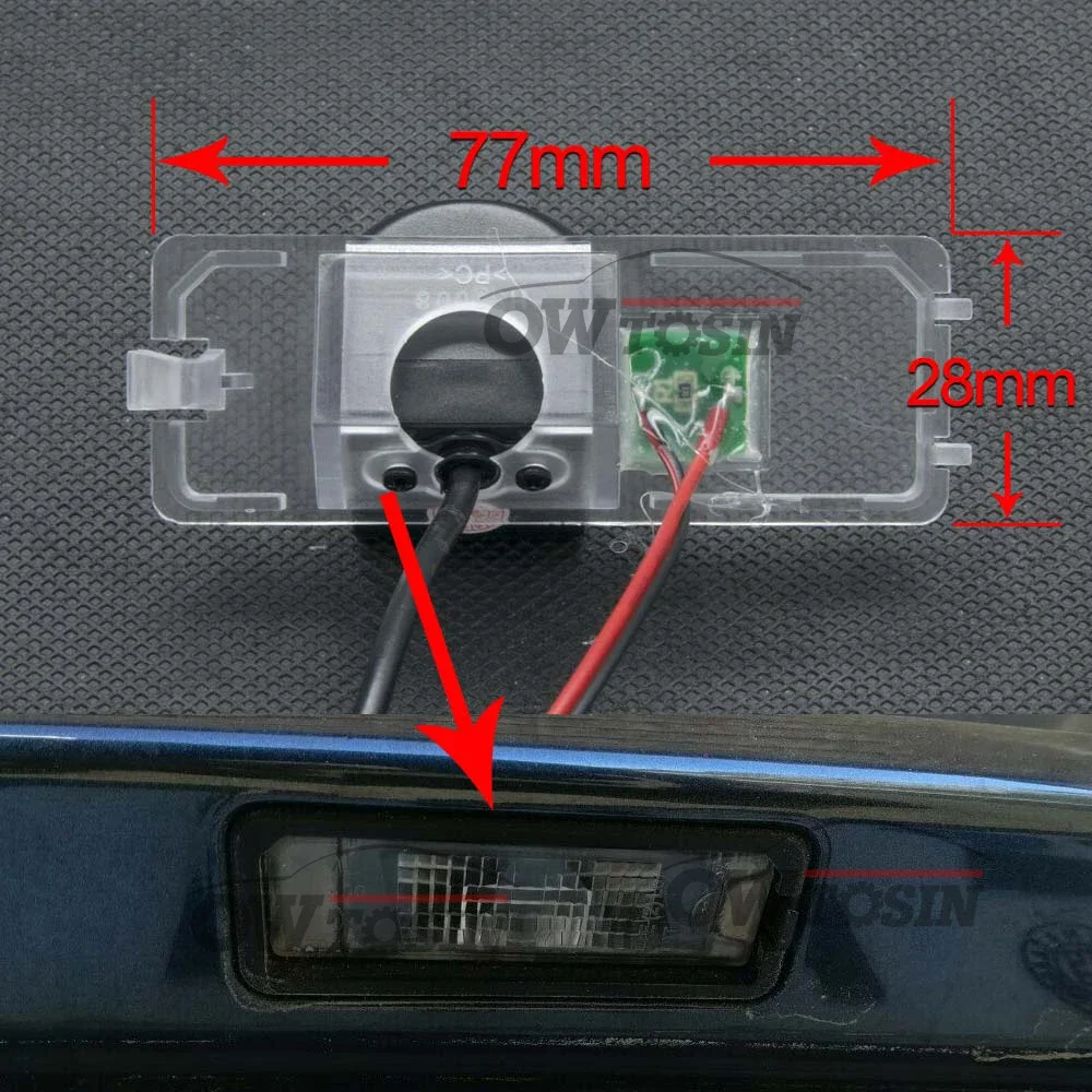 HD 1280*720 камера заднего вида рыбий глаз для Seat Leon MK2 MK3 2005-2020 автомобильный резервный
