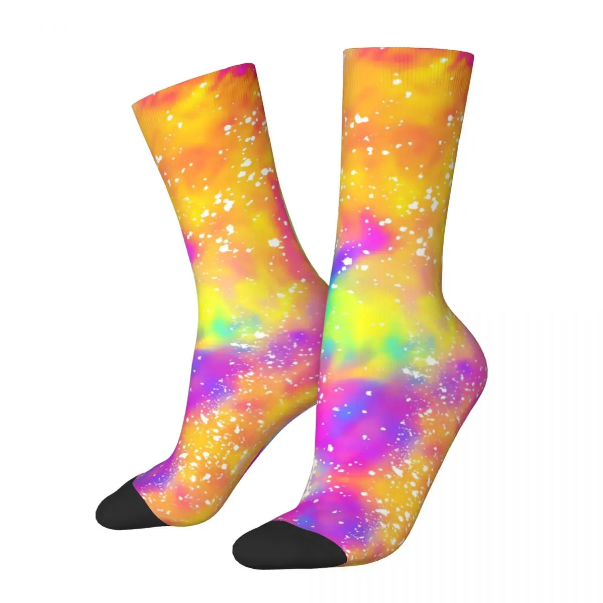

Модные баскетбольные носки радужного цвета Yaoi ЛГБТ из полиэстера, носки средней длины для женщин и мужчин, поглощающие пот