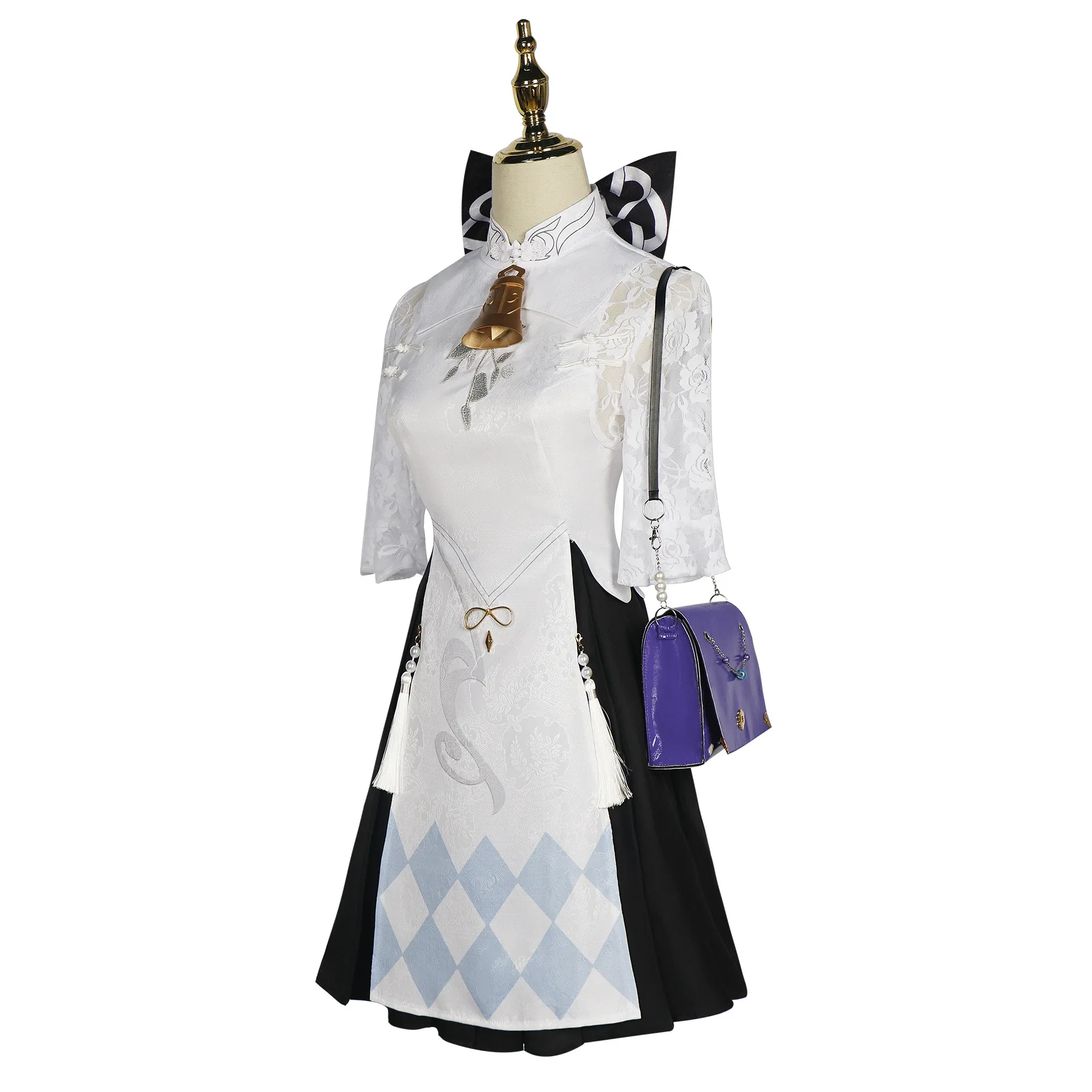 Костюм для косплея Genshin Impact Heytea Ganyu Shenhe Карнавальная форма парик Аниме Для