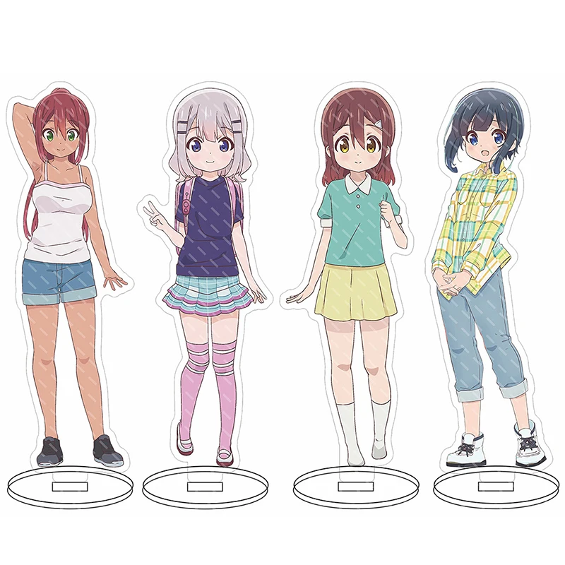 Милый аниме медленная петля Держатель таблички Hiyori Koharu Yoshinaga Koi Fukumoto Ichika экшн-фигурки Настольный Декор