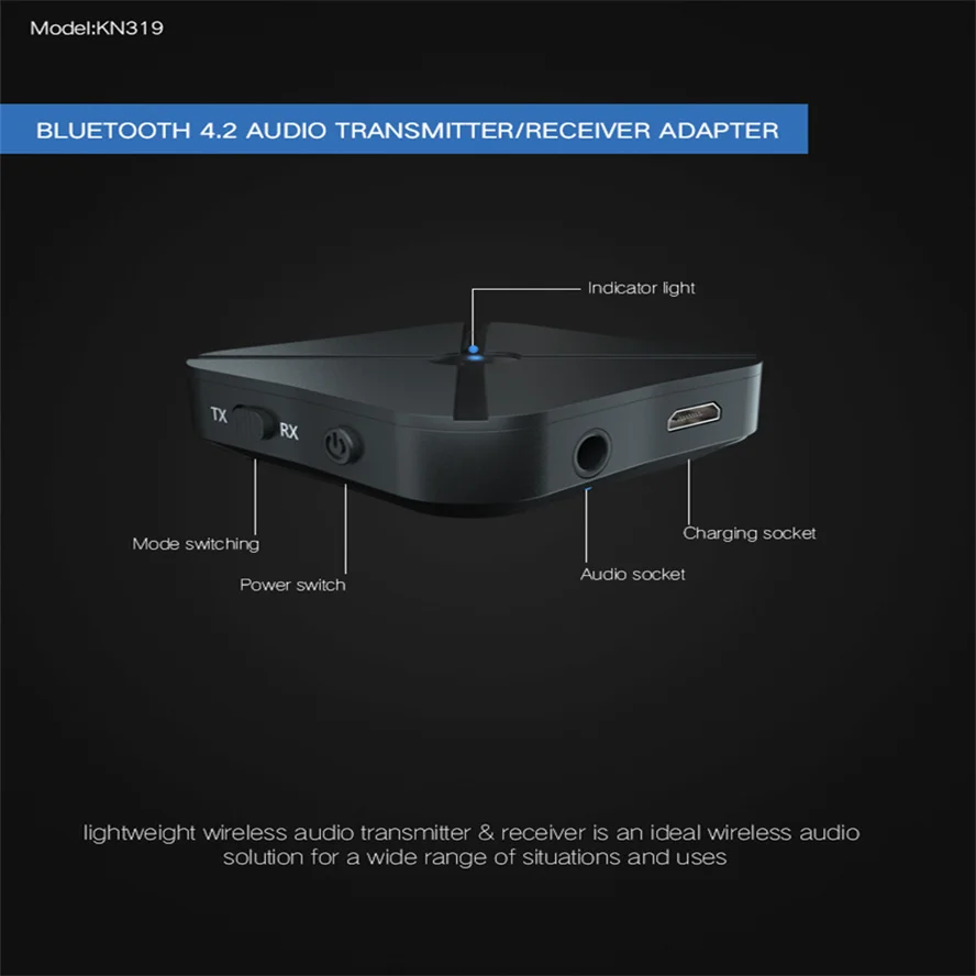 Приемник GRWIBEOU Bluetooth 5 0 4 2 и передатчик аудио музыка стерео беспроводной адаптер RCA