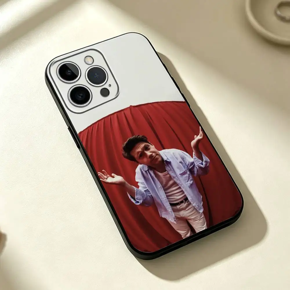 Фото Чехол для телефона N-Niall Horan THE SHOW для iPhone 17, 16, 15, 14, 13, 12, 11 Plus, Pro Max, XS, мягкий силиконовый чехол черного цвета. №4