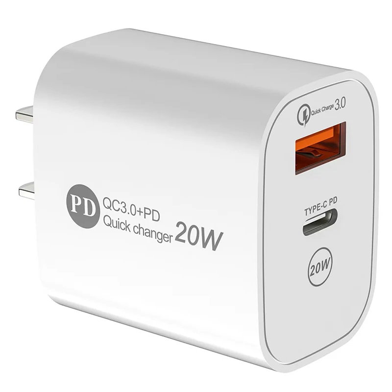 PD 20 Вт USB зарядное устройство Quick Charge 3.0 адаптер быстрого зарядного устройства для