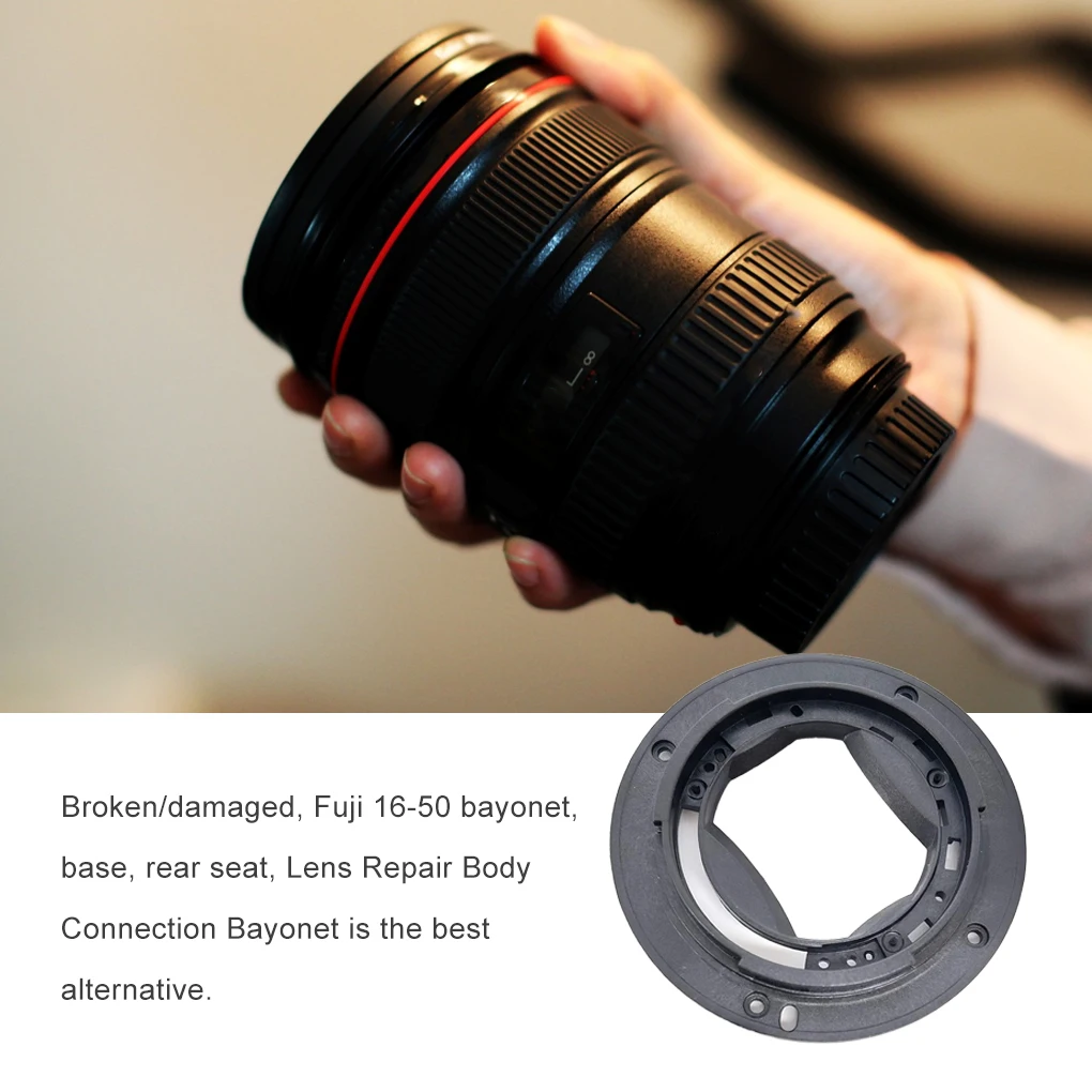 

Camera Lens Mount Ring Electronic Household Professional Damaged Repairing Removable Replacement for Fuji 16-50