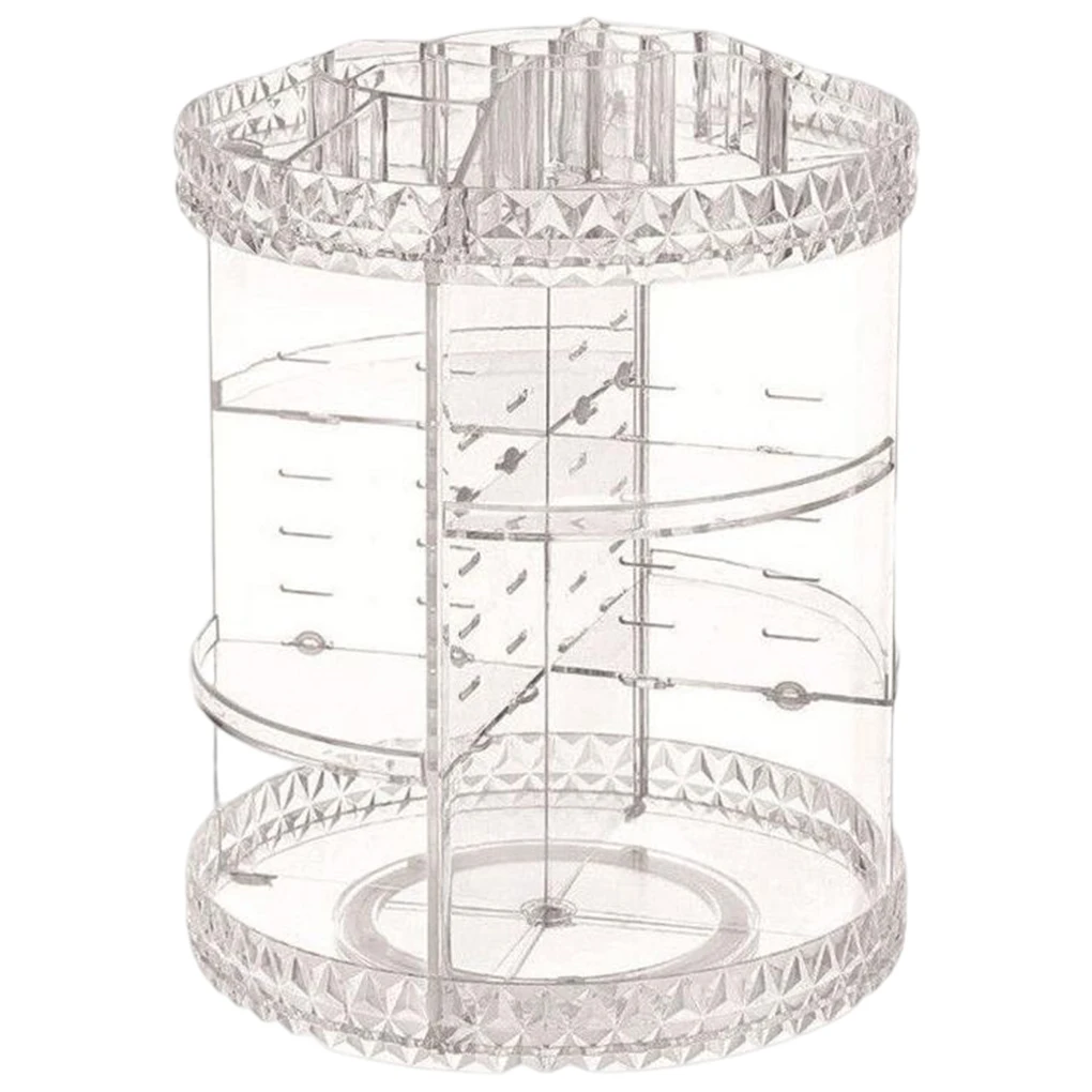 

Вращающийся ящик для хранения косметики, многофункциональный фотоконтейнер большой емкости для спальни, рождественский подарок