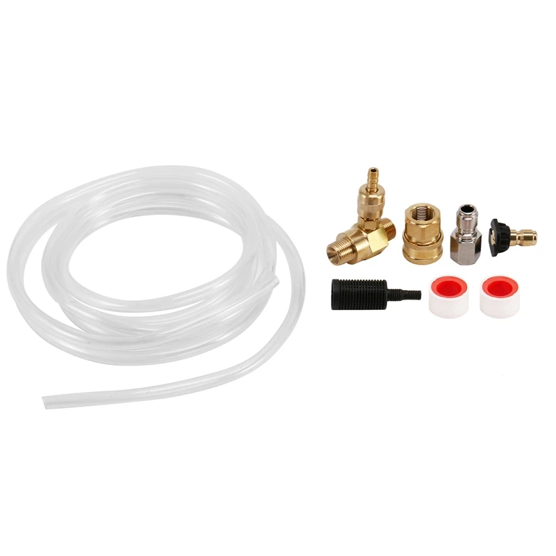 

2X Downstream Injector For Pressure Washer, Power Washer Injector Kit, Soap Injector, 3/8 Inch Quick Connect, 4000 PSI