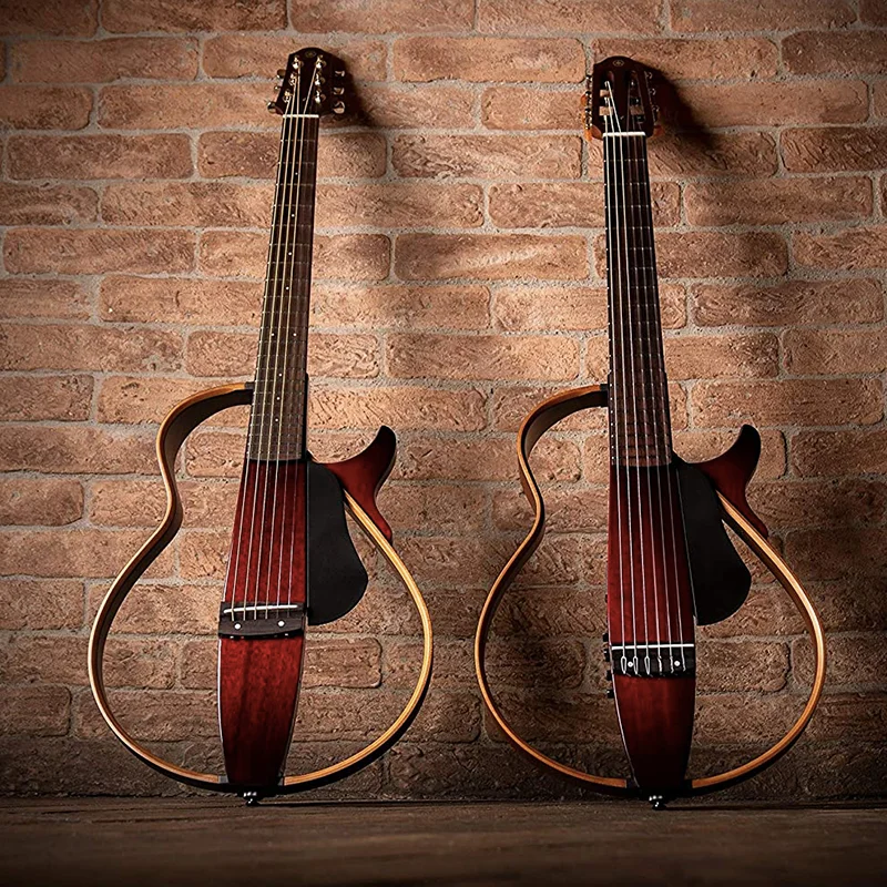 Акустическая электрическая гитара Yamaha SLG200 с оригинальным чехлом для гитары и
