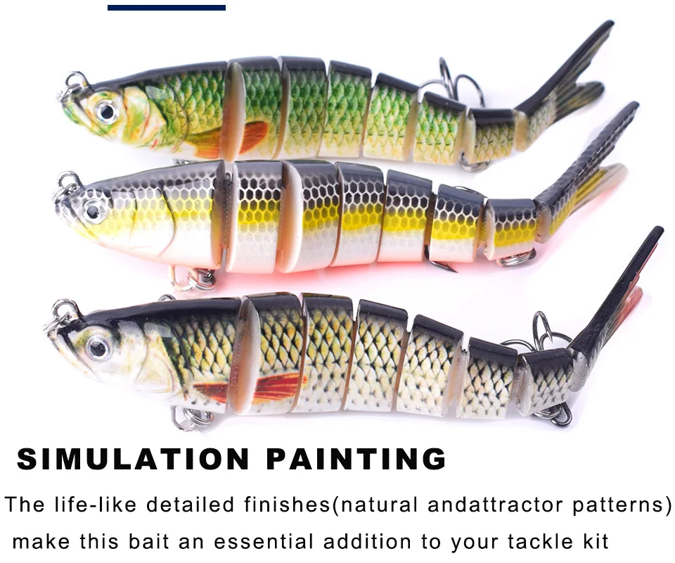 

Quality 1piece Fishing Lures 14CM 26G Joint Loach Trout Fishing Lure for Fishing Artificial Fish Bait Wobblers for Fishing