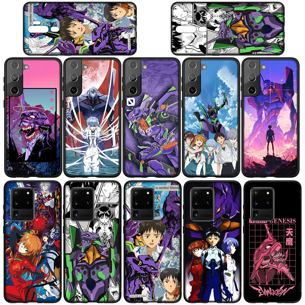 Comics E-Evangelions EVA for Samsung Galaxy S24 S23 Fe Ultra A55 A35 A24 A15 A05 M55 M15 Plus A02 A03 A11 A70 S7 Phone Case