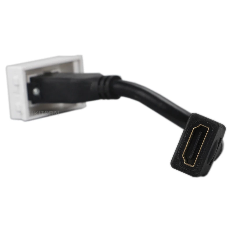 HDMI2.0 Разъем гнездо-гнездо высокое разрешение HDMI модуль слот с проводом 20 см для