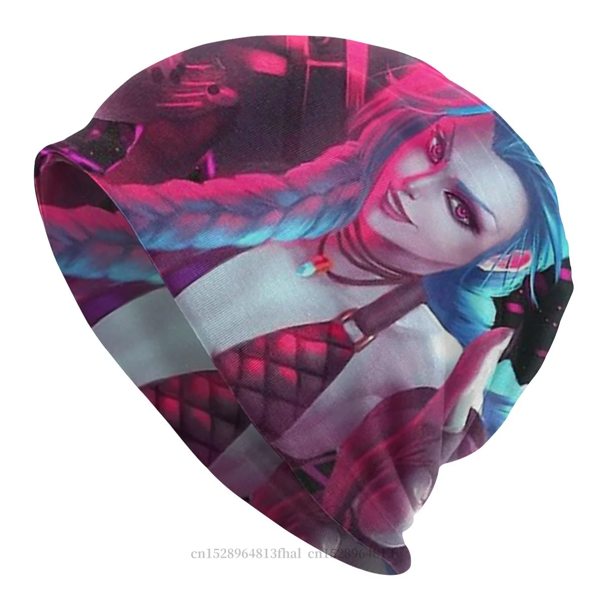 Шапки Arcane League of Legends облегающие шапки шапка s Jinx крутая зимняя теплая для мужчин