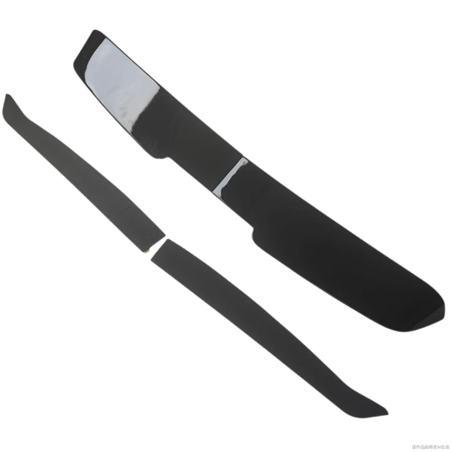 Для VW T5 T5.1 T6 T6.1 2008-2021 Автомобильный спойлер с двойной дверью глянцевый черный