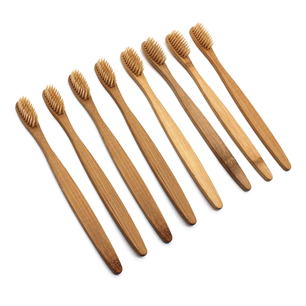 

Bamboo Toothbrushes Adults Disposable Wooden Toothbrushes