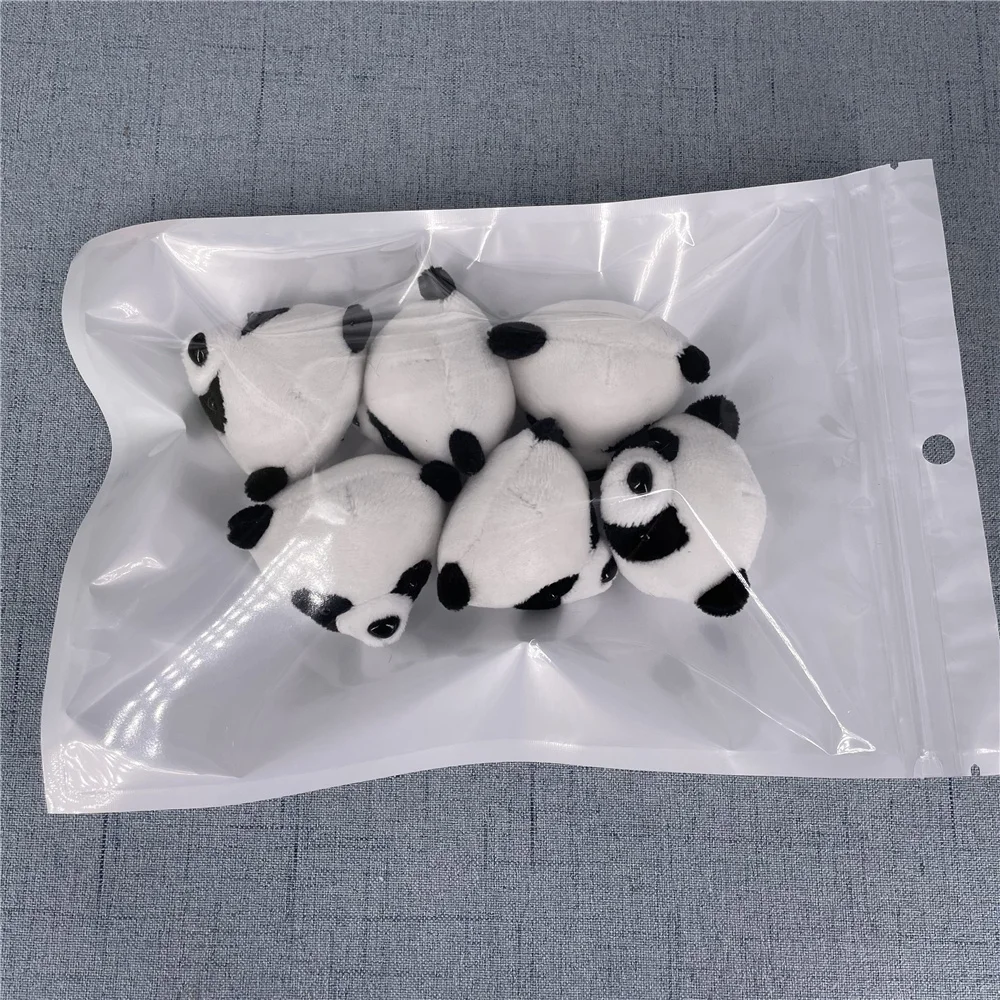 Мягкие игрушки панды 3 см 6 шт