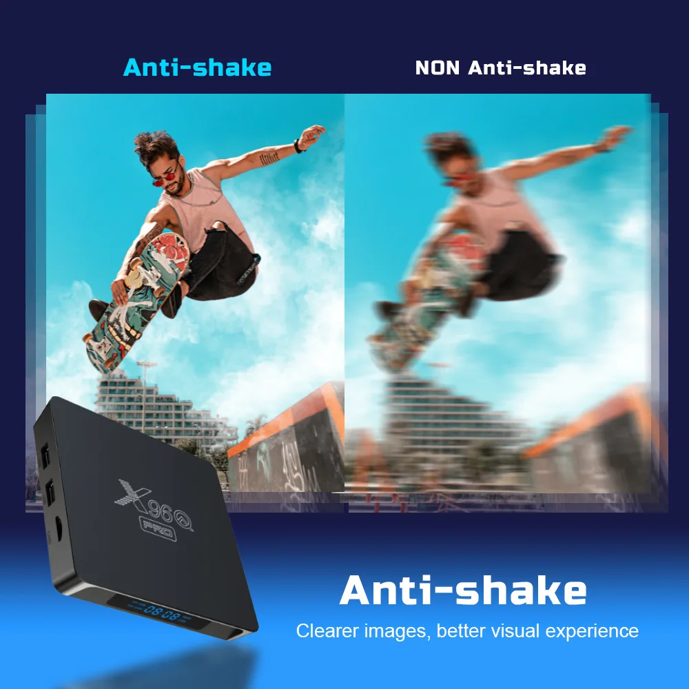 Бесплатная доставка Allwinner H313 X96Q Pro Android 10 OS Самый дешевый 4K Box со светодиодный ным