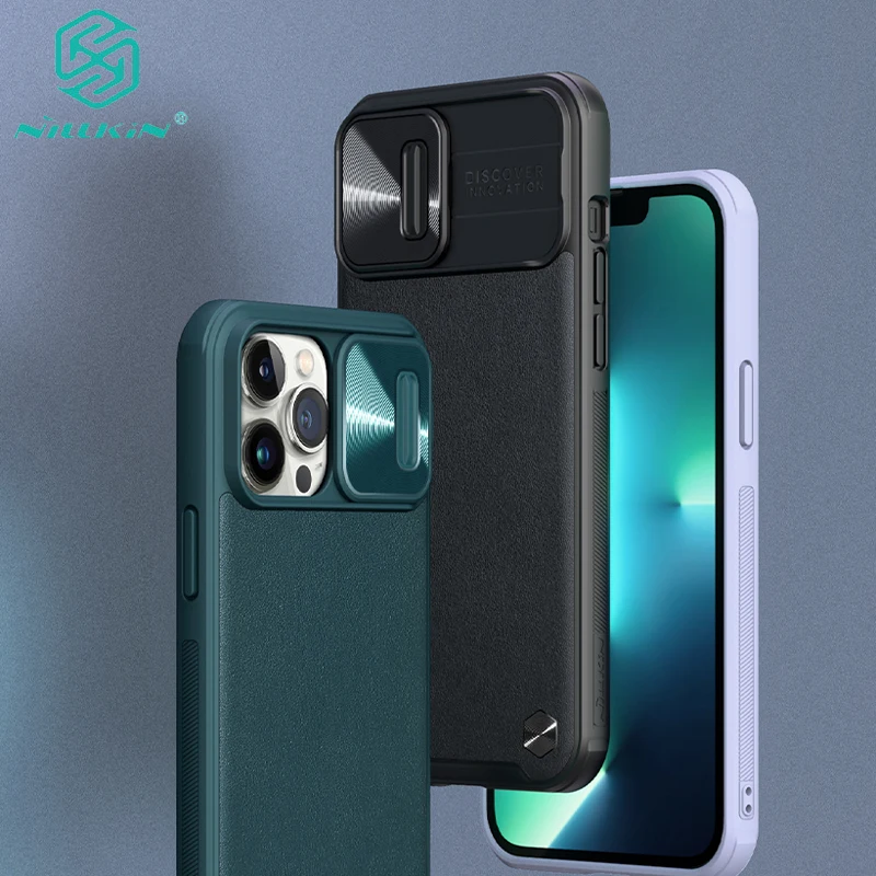 

For iPhone 13 Pro Max CamShield Leather Case Bumper Camera Protection Cover For iPhone 13 Pro Cover Funda For iP13 чехол