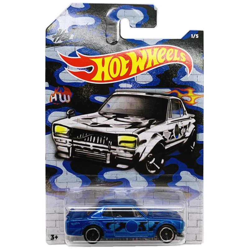 Hot Wheels GDG44 2020 камуфляжная серия внедорожники Nissan Skyline 16 Honda Civic 18 Camaro Ss 5-Car Set 1:64