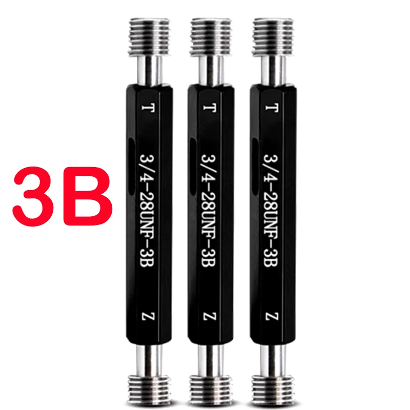 

YRFL 1 шт. стальной штекерный калибр с резьбой, допуск 3B UNC UNF 0-80 0-90 2-56 8-32 12-24 1/4 3/8 5/16 5/8 7/8 3/4 1/2