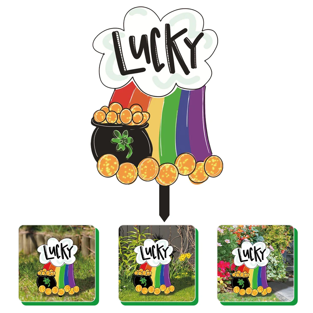 

Day Patrick Yard Sign S Garden St Outdoor Patricks Decor Decorationsstakes Lawn Accessory Boards Guide Porch Holiday Ornaments