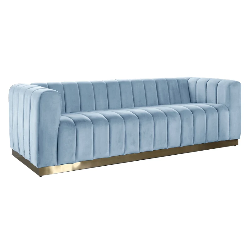 

Simple Modern Sofa Set Furniture Luxury Living Room Double Sofa Design Restaurant Banquette Decoration
