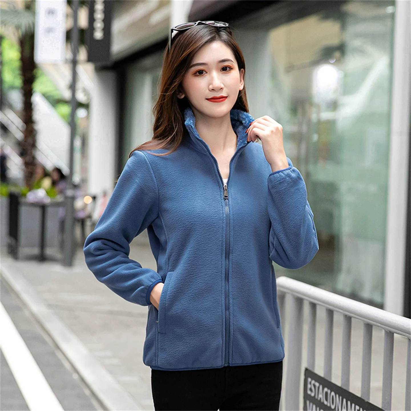 Зимняя Толстая флисовая куртка женское уличное пальто для кемпинга походов