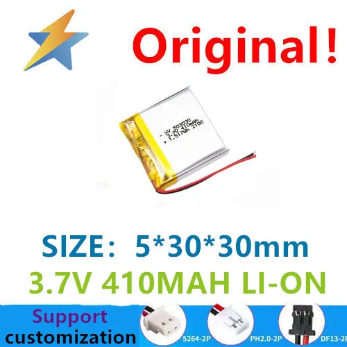 

Купите больше дешевых полимерных литиевых аккумуляторов 503030-410 мАч 3,7 в, прямые продажи с завода, хорошая защитная пластина