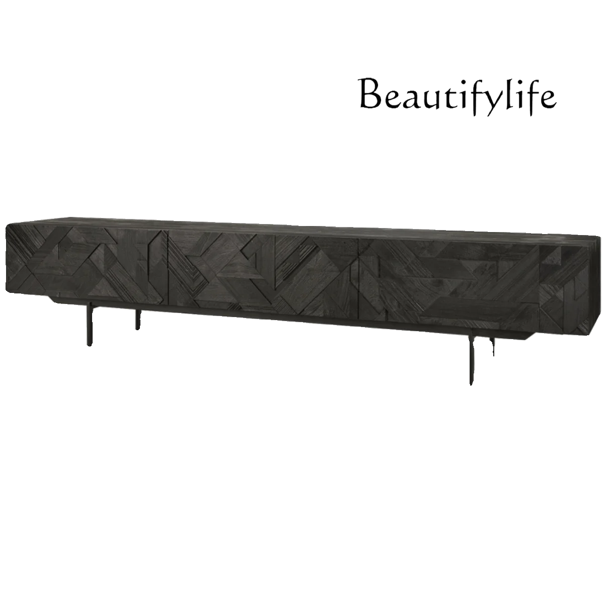 Скандинавская Ретро недорогая Роскошная резная ТВ-тумба из тика для гостиной в