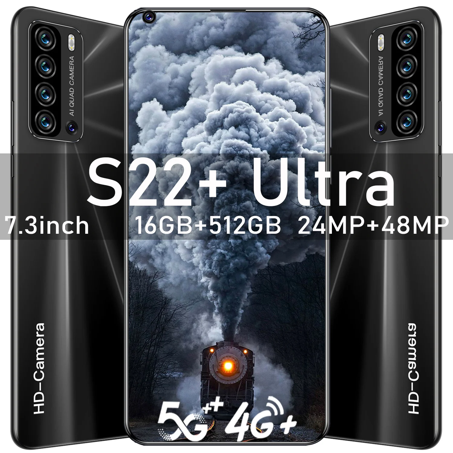 

Смартфон S22 +, 7,3 дюйма, 4G, две Sim-карты, Android 10