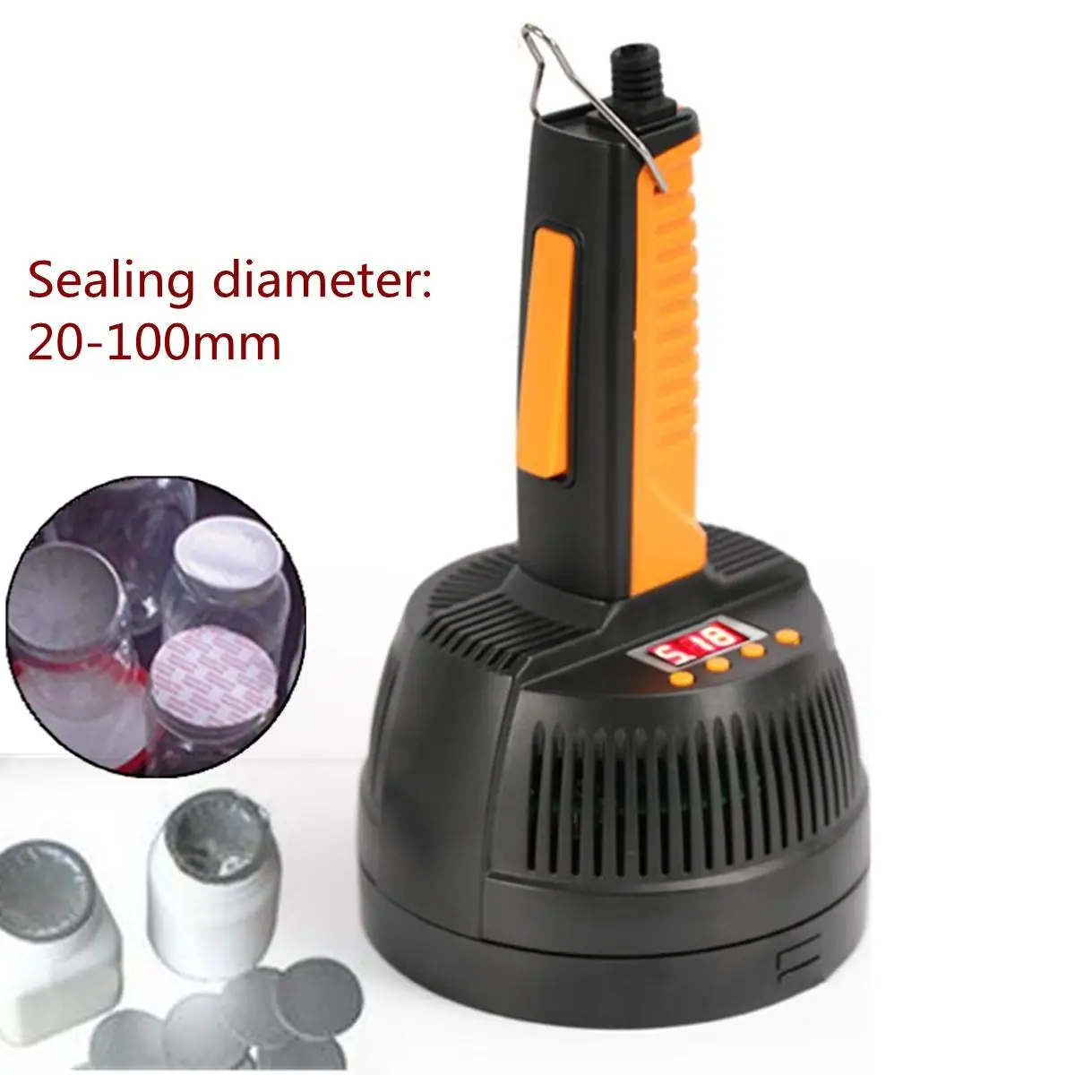 

20-100mm Hand Held Electromagnetic Induction Sealer Bottle Sealing Machine Aluminum Foil Medical Plastic Capping machine 220V