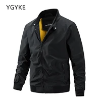 mens jacket jacket 2022 spring and autumn new stand collar large size loose fashion sports casual jacket mens jacket