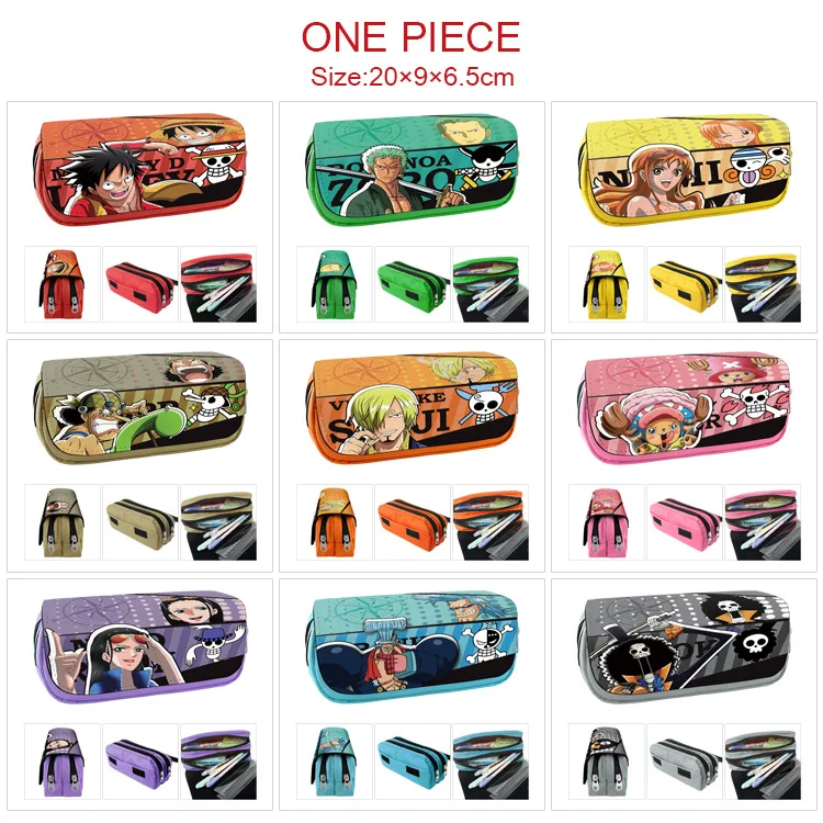 

Fairy Tail Sword Art Online One Piece Inuyasha One Piece Naruto Cartoon Anime Pencil Case Children's Backpack Schoolbag Boys