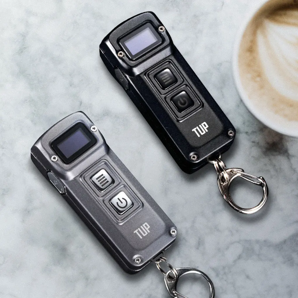 

USB Rechargeable Flashlight Torch Brightness Outdoor Light Backpacking