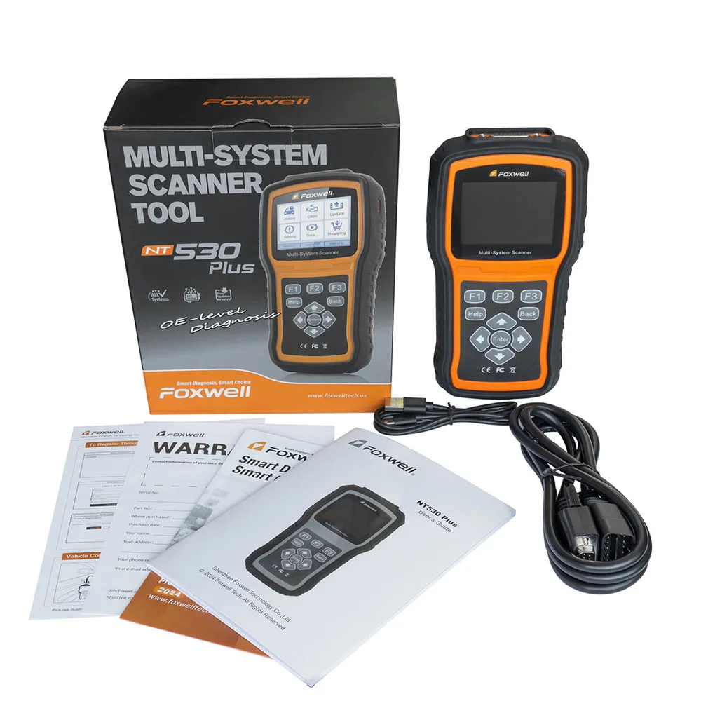 

Foxwell NT530 PLUS WIFI мультисистемный сканер универсальный автоматический диагностический инструмент для Chrysler Nissan Porsche BMW Benz GM PK NT680