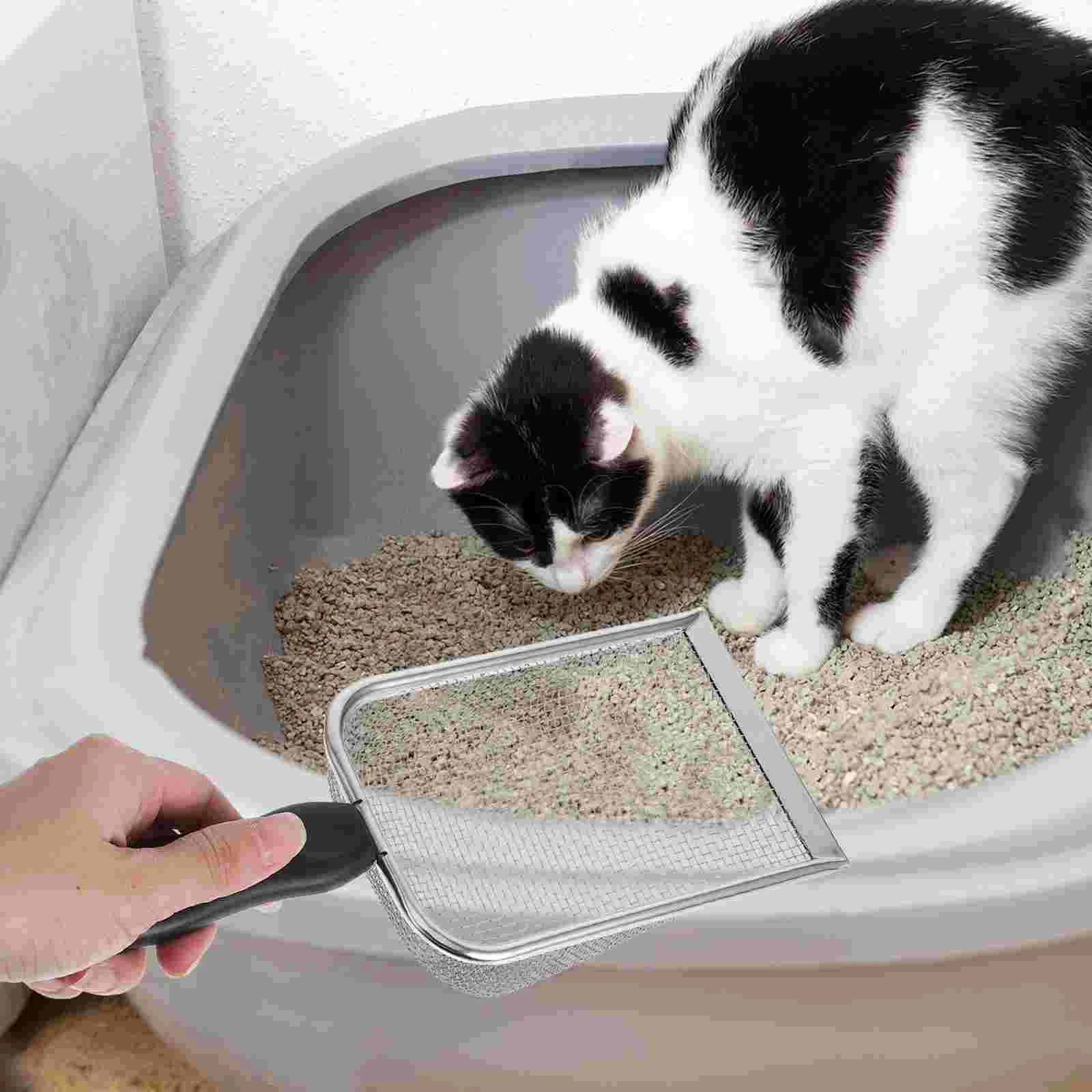 Кошачий наполнитель котенок металлический колючий просеивание отходов