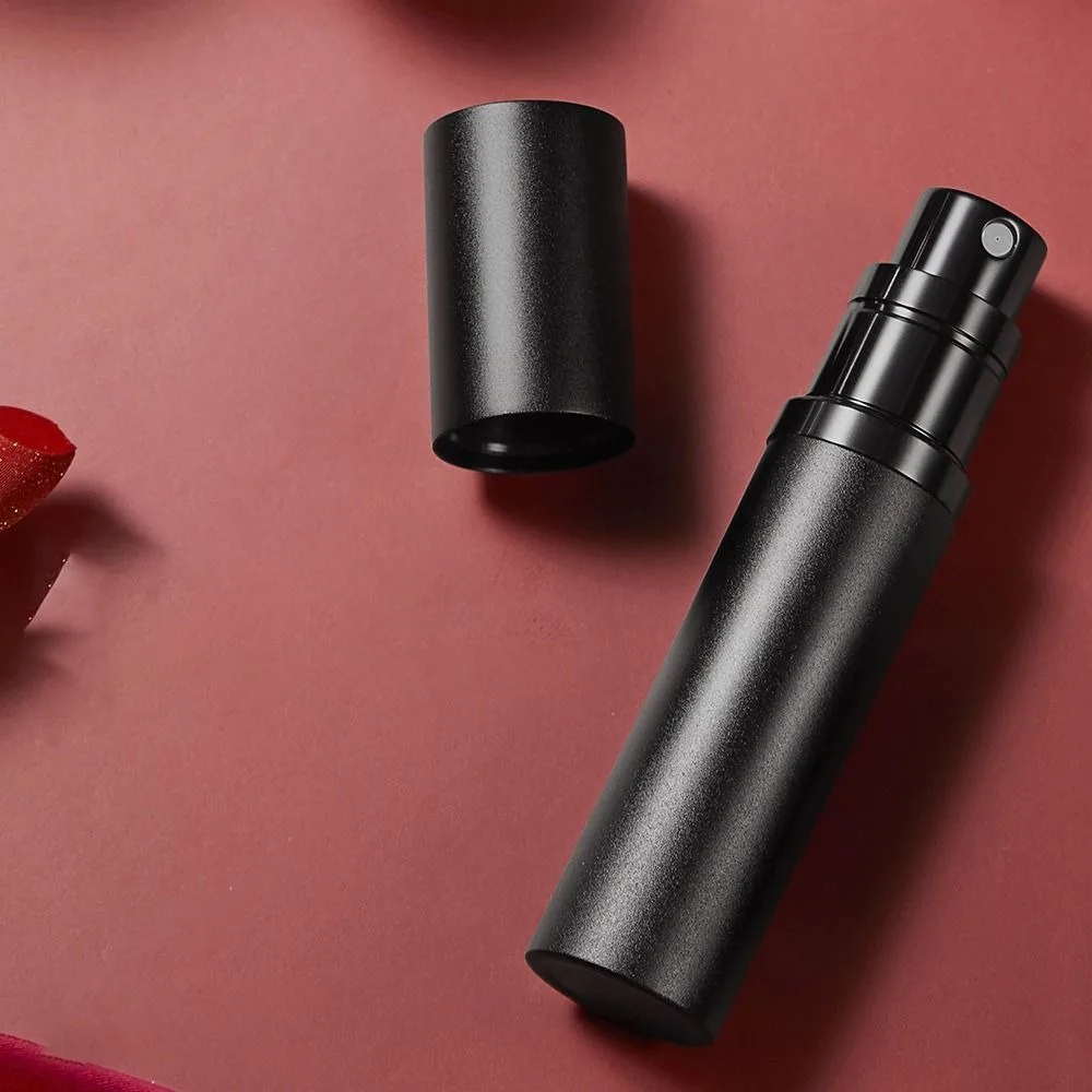 

5ml Mini Portable For Cosmetics Aluminum Liquid Container Empty Refillable Bottle Perfume Atomizer Spray Alcochol