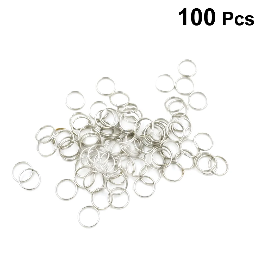 

Rings Ring Key Making Keychain Jewelry Connector Jump Chain Connectors Chandelier Tag Dog Findings Bulk Car Tackle Lure Jewlery