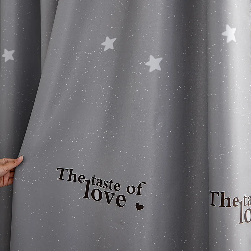 

Popangel утолщенная базовая ткань, метеоритный принт, Защита окружающей среды, детская комната, специальные шторы 200 см в высоту