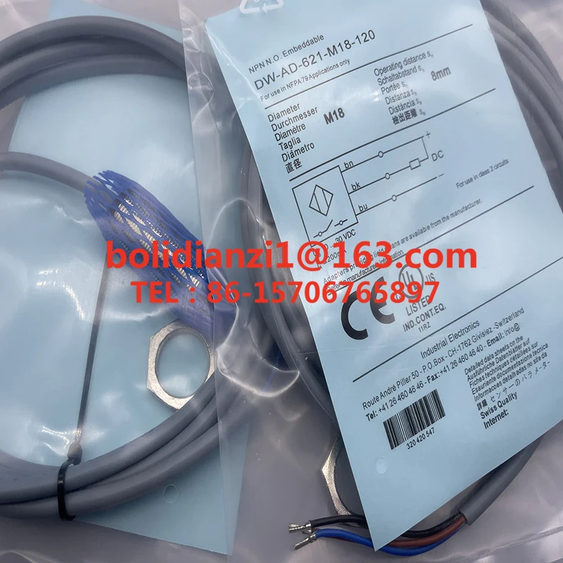 Оригинальный датчик DW-AS-611-M18-002 DW-AS-613-M18-002 DW-AD-621-M18-120 DW-AD-623-M18-120