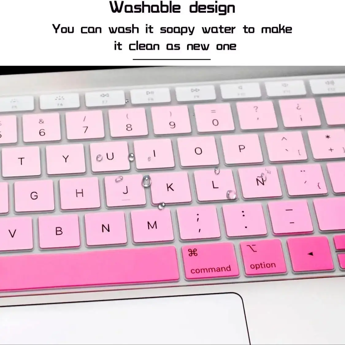 Силиконовый чехол для клавиатуры SDYIGOE MacBook Air 13 6/15 дюймов с испанской раскладкой