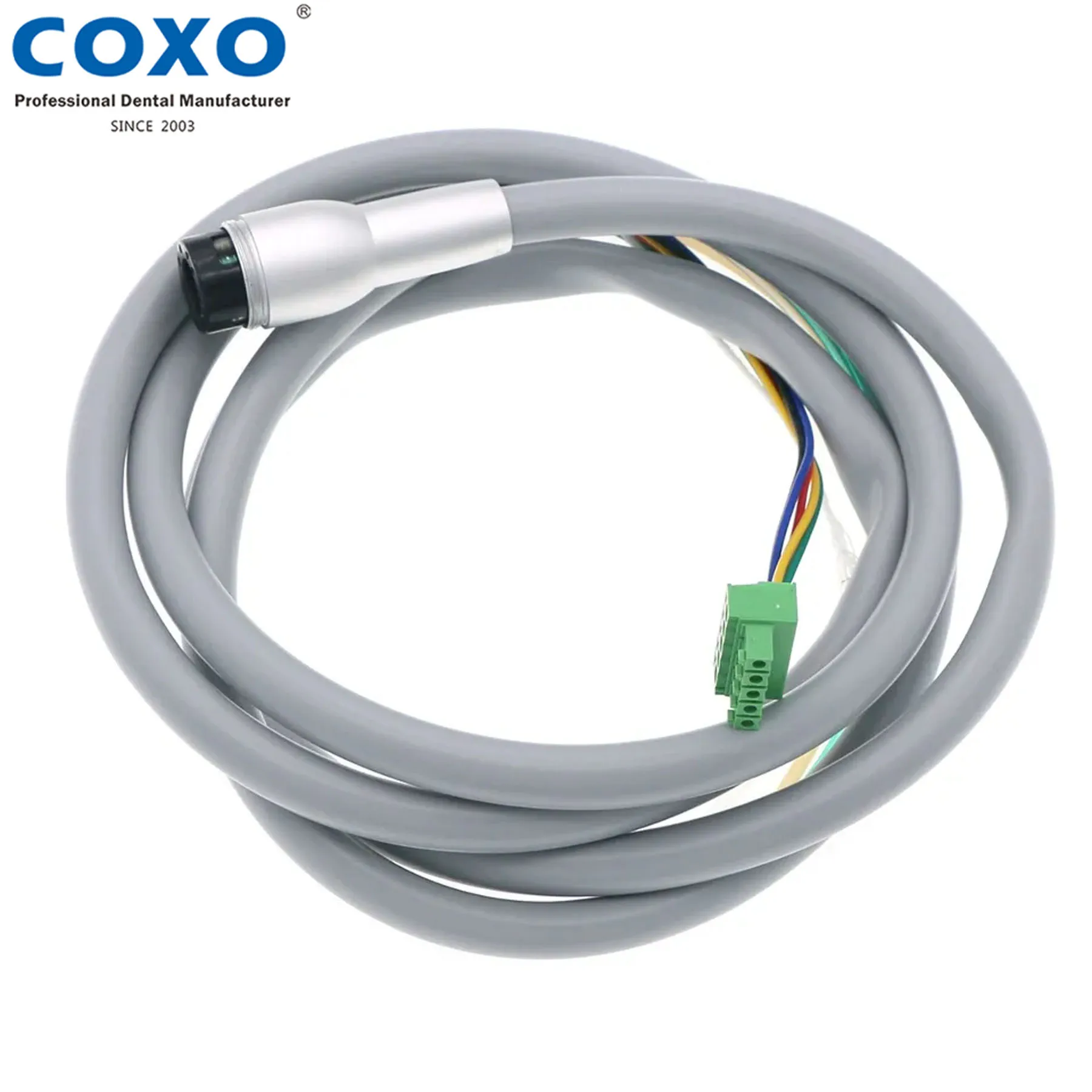 Стоматологический электрический бесщеточный микромотор COXO со встроенной LED-подсветкой, совместимый с наконечниками KaVo и NSK (прямым и угловым) (art.: 3920d8a80a613) - 3920d8a80a613