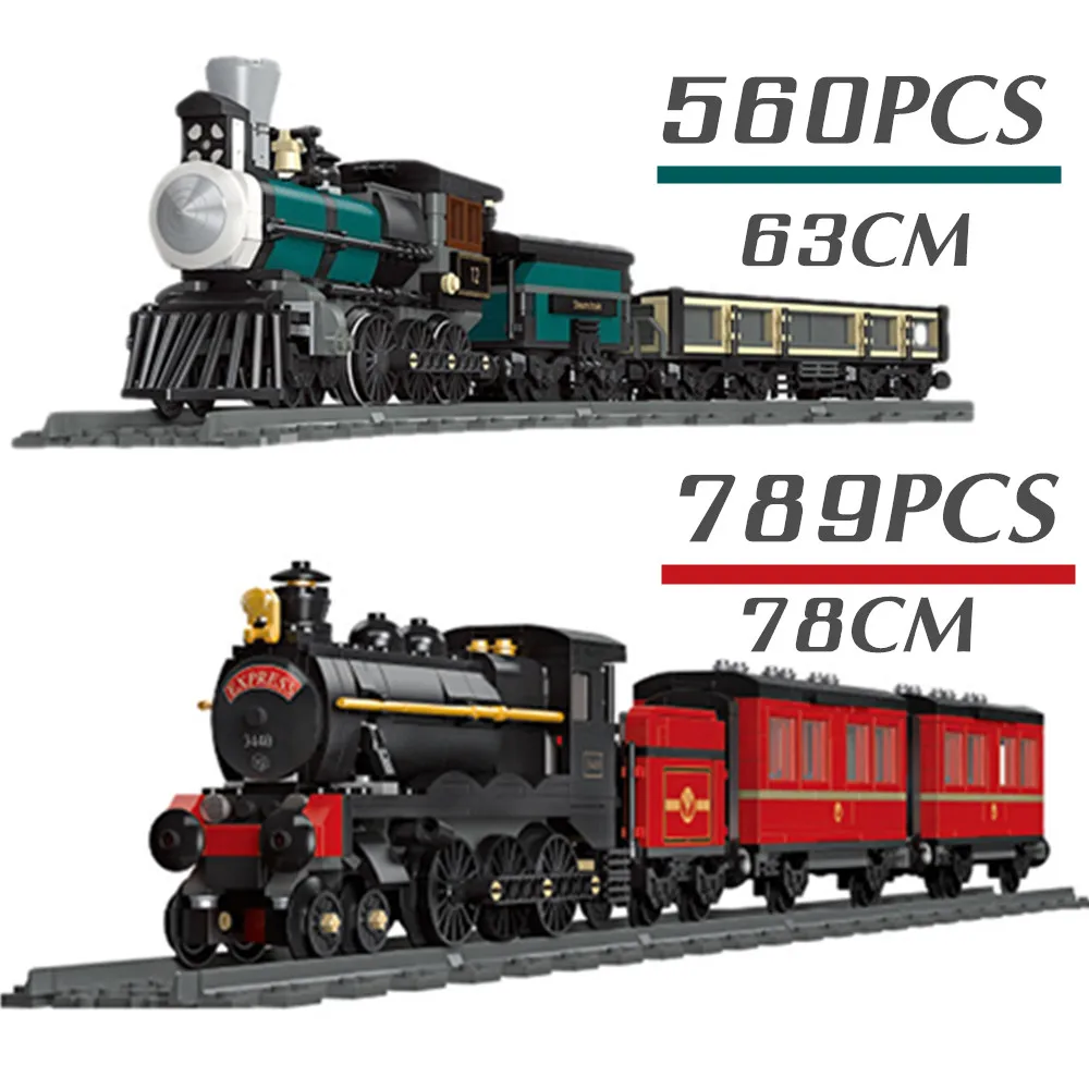 

New Technical City Train Track Train Rail Electric Car Train Building Blocks Bricks Toys Children Gifts Kid