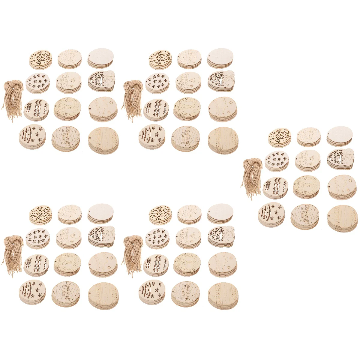 

240 Pcs Eggs Wooden Cutout Eggs Wooden Slices Eggs Wood Slices Wood Discs Eggs Wood Cutout Wood Eggs Wooden Eggs