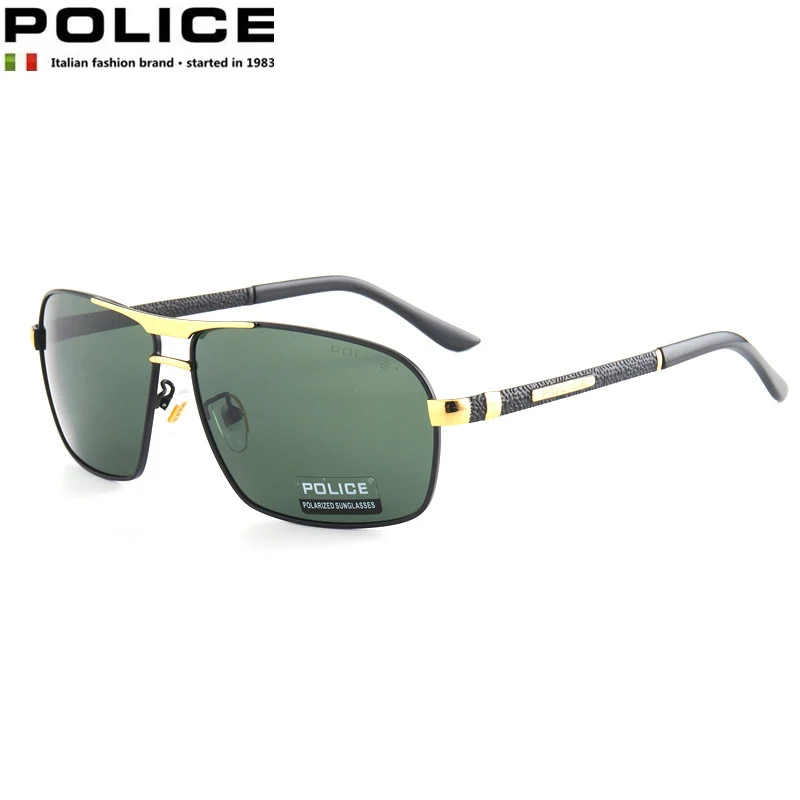 

POLICE Fashion Trends Retro Sunglasses Men 2022 Fashion Classic Brand Glasses Polaroid Aviation Driving Pilot Clout Goggles 8480