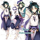Чехол Genshin Impact Xiao Dakimakura обнимающая наволочка с персонажем игры на все тело наволочка для подушки Постельное белье отаку