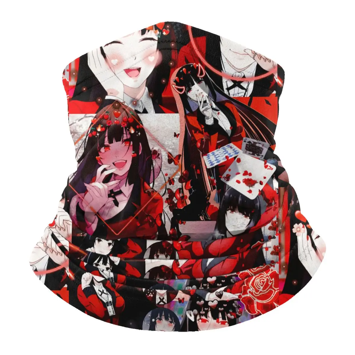 

Аниме Kakegurui Yumeko для мужчин и женщин, мужская маска для лица, Балаклава, цвет черный, обогреватель для шеи, уличный Многофункциональный