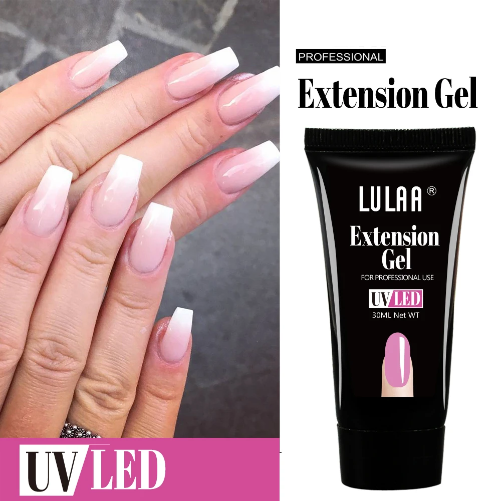 Набор УФ-гелей для наращивания ногтей HALAIMAN светодиодная лампа сушки