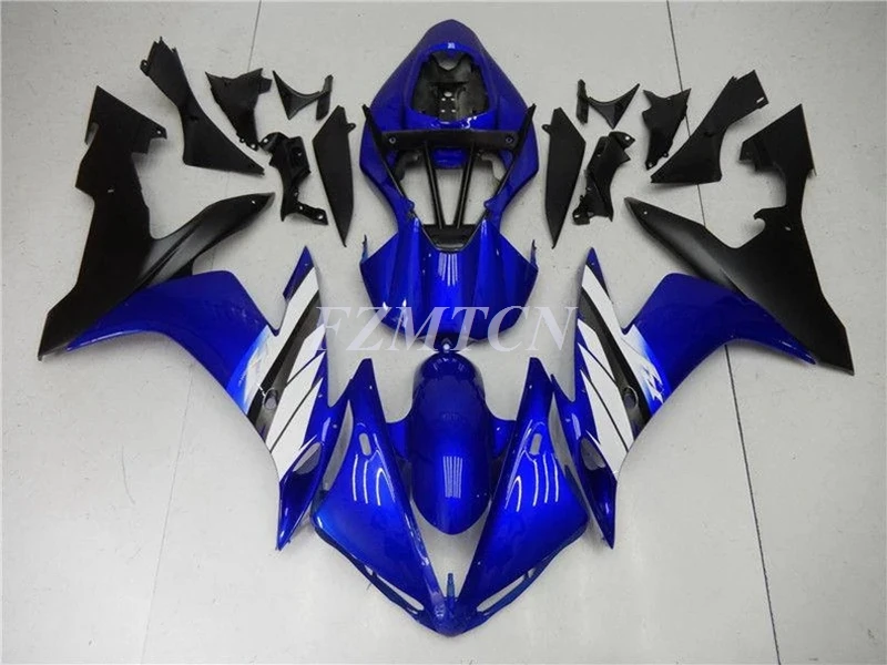 

Injection Mold New ABS Motorcycle Fairings Kit Fit for YAMAHA YZF 1000 - R1 2004 2005 2006 04 05 06 Bodywork Set White Blue